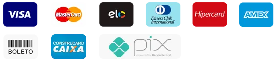 Formas de pagamento aceitas